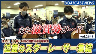 近畿のスターレーサーが住之江に集結！ モーター抽選の結果は│BOATCAST NEWS 2023年2月5日│ [upl. by Kirsti78]