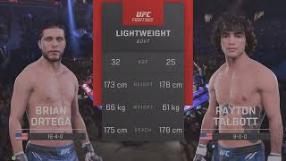 Brian Ortega vs Payton Talbott [upl. by Bernstein]