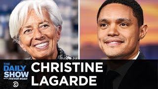 Christine Lagarde  Economic Equity and the International Monetary Fund  The Daily Show [upl. by Garold]