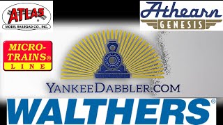 Yankee Dabbler New Arrivals Athearn Class One Model Works Atlas MICRO TRAINS Walthers [upl. by Heigho]