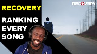 Eminems Recovery  Every Song RANKED and REACTION [upl. by Eelrefinnej]