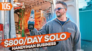 Handyman Makes 1000 Per Day See How He’s Grown His Business [upl. by Nahc]