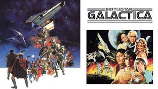 BATTLESTAR GALACTICA 78 super TV soundtrack suite  Stu Phillips [upl. by Naehs]