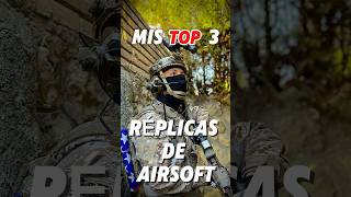 TOP 3 RÉPLICAS DE AIRSOFT 😱 airsoft [upl. by Sadler]