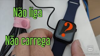 Smartwatch não liga e não quer carregar o que fazer [upl. by Rengaw558]