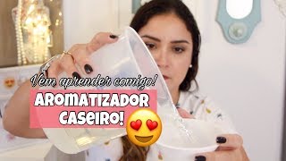 Aromatizador caseiro de varetas  Vem aprender comigo  Por MÃ´ Azevedo [upl. by Nnairam826]