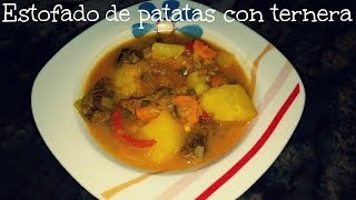 estofado de patatas con ternera [upl. by Ludvig]