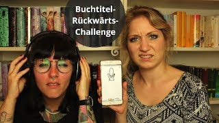 ✨ BuchtitelRückwärtsChallenge mit Melanie liest 📚 [upl. by Adamo280]