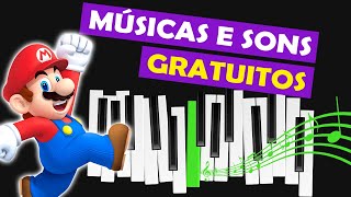 TOP 5 SITES PARA BAIXAR MÚSICAS E SONS GRATUITOS [upl. by Iamhaj]