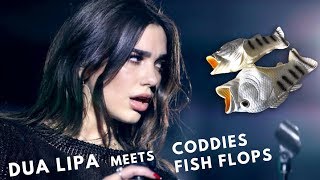 Dua Lipa Tries Coddies Fish Flops [upl. by Lehcsreh]