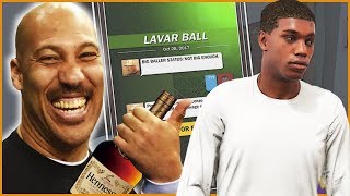 NBA 2K18 My Career Ep6  LAVAR BALL DRUNK TEXT ME TALKING CRAP [upl. by Zelten]