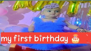 my first birthday Kiara ke birthday pr ky huavillagelife vlog familyvlogcelebration [upl. by Smitty]