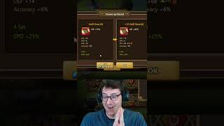 Life Changing QUAD ROLL Crafting Legendary Swift Runes  Summoners War [upl. by Peadar]