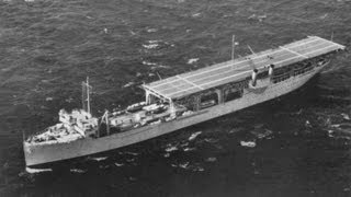 USS Langley Americas first Aircraft Carrier bombed and sunk [upl. by Aralk]