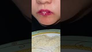 ASMR EATING RAW RICE USING SCOOP RiceASMR [upl. by Ulphiah545]