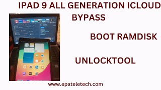 ipad 9 all generation icloud bypass step by step unlocktool [upl. by Leisam30]