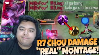 BELUM TAU R7 CHOU DAMAGE  REAL INI GAAKAN KECEWA  MLBB [upl. by Dlaniger]