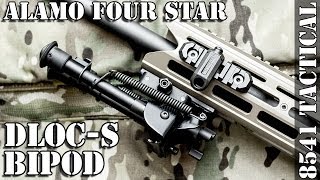 Harris BRMS 69quot Bipod Alamo Four Star DLOCS and SARG Knob [upl. by Uttasta638]