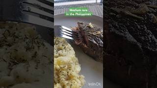 DELICIOUS AUSTRALIAN STEAK retiringinparadise steak meat ribeyesteak shorts [upl. by Eelarol]