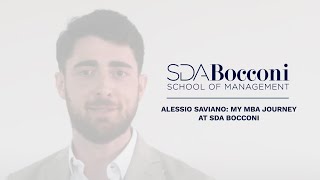 Alessio Saviano My MBA Journey at SDA Bocconi  SDA Bocconi [upl. by Hcirdla778]