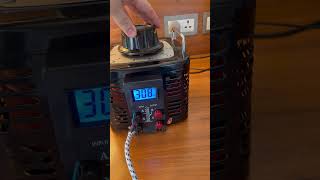 Variac transformer SUNTEK 3000VA 12A can change voltage from 0 to 300Volt [upl. by Aseram]