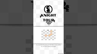 “Master the Knight’s Tour Problem with Backtracking  Easy Algorithm Tutorial” knightstour Coding [upl. by Wainwright137]