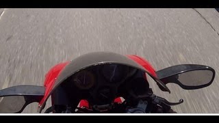 Cagiva Mito 125 Top Speed GoPro Hero 3 1080p [upl. by Akinar]