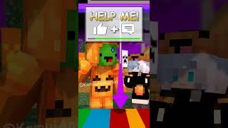 Help Mikey Stop The Fastest Arrows🎃  MAIZEN Minecraft Animation shorts [upl. by Erny166]