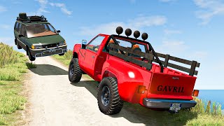 Off Road Crashes and Rally 35  BeamNG DRIVE  SmashChan [upl. by Ical]