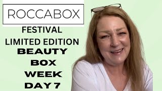 Week of Beauty Boxes Day 7 Roccabox FESTIVAL LIMITED EDITION Bag Box Unboxing [upl. by Barnabas]