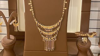 latest gold light necklace design for women [upl. by Anital]