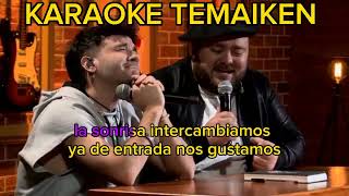 agustin casanova ft matias valdez karaoke  tal vez acustico [upl. by Joiner]