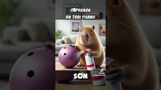 Capybara ăn trái chanh viralvideo [upl. by Nyar]