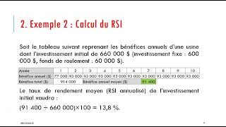 Gestion de Projet Analyse Financière de Projet Partie 1 [upl. by Ola]