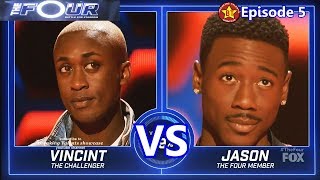 Vincint vs Jason Warrior with Results ampComments The Four S01E05 Ep 5 [upl. by Assilem]