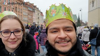 Three Kings Day Parade in Warsaw Poland [upl. by Neliak]