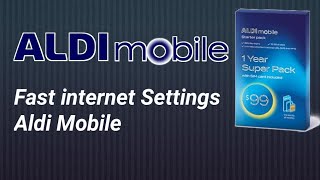 ALDImobile internet Settings  aldi Mobile apn Settings [upl. by Ikuy]