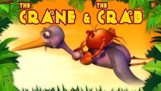 Cartoon Stories for Kids  Crane And The Crab  Jungle Tales [upl. by Resay274]