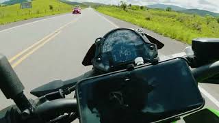 Kawasaki Z400 🔥 na Estrada  Chegando de VCA  ITABUNA BA [upl. by Lexy]