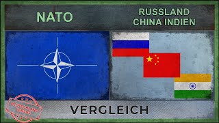 NATO vs RUSSLAND CHINA INDIEN ✪ Vergleich der militärischen Stärke 2018 [upl. by Llewoh]