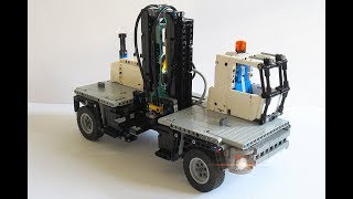 Lego Technic SideLoading forklift  42043 C model [upl. by Sang]