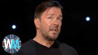 Top 10 Ricky Gervais Moments [upl. by Stella]