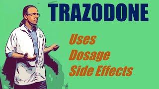 trazodone 50 mg uses dosage and side effects [upl. by Charil]