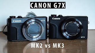 CANON G7X mark III vs CANON G7X mark II  VIDEO COMPARISON [upl. by Savory317]