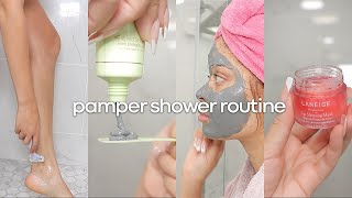 RELAXING SHOWER PAMPER ROUTINE SHOWER ROUTINE 2022  UNWIND WITH ME [upl. by Navnod94]