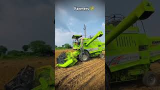 Kartar Combine Harvester ❤️ best Combine Harvester 🌾trending viralshort best farmer [upl. by Fredel830]