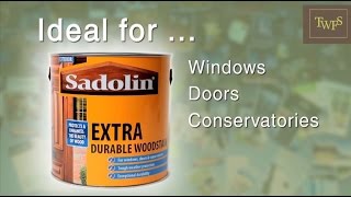 How to  Sadolin Extra Durable Wood Stain [upl. by Guglielma]