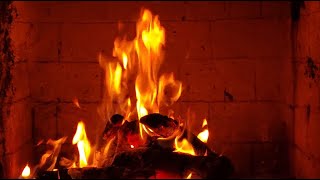 🔥 FIREPLACE Ultra HD 4K Fireplace with Crackling Fire Sounds Fireplace Burning Fire Background [upl. by Chambers241]