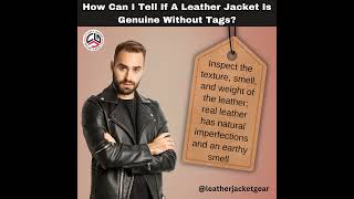 How Can I Tell If A Leather Jacket Is Genuine Without Tags genuine tags shorts [upl. by Dobb]