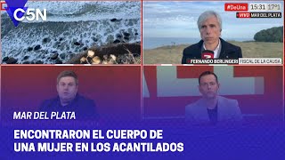 Hallaron el cuerpo de una MUJER en los ACANTILADOS de MAR DEL PLARA investigan si fue un ASESINATO [upl. by Bouchier588]